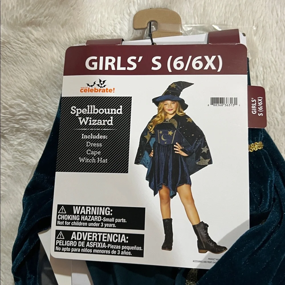 Spellbound Wizard Costume for Children, Size S (6/6X) by Way to Celebrate